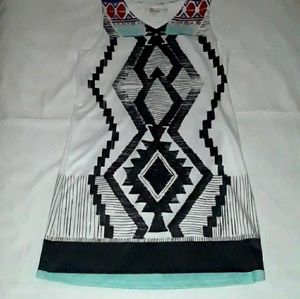 Sleeves tribal pattern dress Sz small